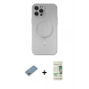 MARSİLYAN™- iPhone 12 Pro Max Kılıf Akış Minimal Özel Seri - Siyah 20D Premium Cam Ekran Koruyucu + Shine Kamera Lens Koruma Cam - GI