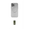 MARSİLYAN™- iPhone 12 Pro Max Kılıf Akış Minimal Özel Seri - Siyah Joko Magic 5D Hayalet Cam