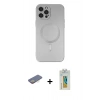MARSİLYAN™- iPhone 12 Pro Max Kılıf Akış Minimal Özel Seri - Siyah Polymer Nano Ekran Koruyucu + Renkli Kamera Lens Koruma Cam - SI
