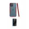 MARSİLYAN™- iPhone 12 Pro Max Kılıf Atlas Asil Serisi - Siyah 3D Antistatik Hayalet Cam Ekran Koruyucu