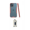 MARSİLYAN™- iPhone 12 Pro Max Kılıf Atlas Asil Serisi - Siyah Bilvis Hayalet Cam Ekran Koruyucu
