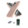 MARSİLYAN™- iPhone 12 Pro Max Kılıf Atlas Form - Şeffaf 360 Full Body Arka Koruyucu + Renkli Kamera Lens Koruma Cam - TU