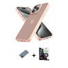 MARSİLYAN™- iPhone 12 Pro Max Kılıf Atlas Form - Şeffaf Temperli Cam Ekran Koruyucu + Metal Kamera Lens Koruma Cam - KI