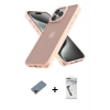 MARSİLYAN™- iPhone 12 Pro Max Kılıf Atlas Form - Şeffaf Uv Polymer Nano Ekran Koruyucu + Metal Kamera Lens Koruma Cam - KI