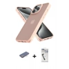 MARSİLYAN™- iPhone 12 Pro Max Kılıf Atlas Form - Şeffaf Uv Polymer Nano Ekran Koruyucu + Renkli Kamera Lens Koruma Cam - MI