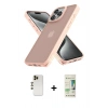 MARSİLYAN™- iPhone 12 Pro Max Kılıf Atlas Form - Siyah 20D Premium Cam Ekran Koruyucu + Shine Kamera Lens - GD