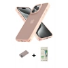 MARSİLYAN™- iPhone 12 Pro Max Kılıf Atlas Form - Siyah 20D Premium Cam Ekran Koruyucu + Shine Kamera Lens Koruma Cam - SABE
