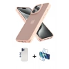 MARSİLYAN™- iPhone 12 Pro Max Kılıf Atlas Form - Siyah 3D Antistatik Seramik Nano Ekran Koruyucu + Shine Kamera Lens - LT