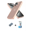 MARSİLYAN™- iPhone 12 Pro Max Kılıf Atlas Form - Siyah 5D Eko Cam Ekran Koruyucu + Shine Kamera Lens Koruma Cam - SH