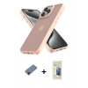 MARSİLYAN™- iPhone 12 Pro Max Kılıf Atlas Form - Siyah 6D Mat Seramik Hayalet Nano Ekran Koruyucu + Shine Kamera Lens Koruma Cam - SH
