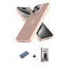MARSİLYAN™- iPhone 12 Pro Max Kılıf Atlas Form - Siyah Bilvis Hayalet Cam Ekran Koruyucu + Shine Kamera Lens Koruma Cam - GD