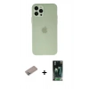 MARSİLYAN™- iPhone 12 Pro Max Kılıf Atlas Minimal Prime - Şeffaf 360 Full Body Arka Koruyucu + Shine Kamera Lens Koruma Cam - SABE
