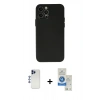 MARSİLYAN™- iPhone 12 Pro Max Kılıf Atlas Minimal Prime - Şeffaf Royal Nano Ekran Koruyucu + Shine Kamera Lens - LT