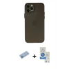 MARSİLYAN™- iPhone 12 Pro Max Kılıf Atlas Minimal Prime - Şeffaf Royal Nano Ekran Koruyucu + Shine Kamera Lens Koruma Cam - MI
