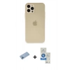 MARSİLYAN™- iPhone 12 Pro Max Kılıf Atlas Minimal Prime - Şeffaf Royal Nano Ekran Koruyucu + Shine Kamera Lens Koruma Cam - MI