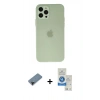 MARSİLYAN™- iPhone 12 Pro Max Kılıf Atlas Minimal Prime - Şeffaf Royal Nano Ekran Koruyucu + Shine Kamera Lens Koruma Cam - SH