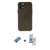 MARSİLYAN™- iPhone 12 Pro Max Kılıf Atlas Minimal Prime - Şeffaf Royal Nano Ekran Koruyucu + Shine Kamera Lens Koruma Cam - SH
