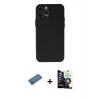MARSİLYAN™- iPhone 12 Pro Max Kılıf Atlas Minimal Prime - Şeffaf Temperli Cam Ekran Koruyucu + Shine Kamera Lens Koruma Cam - GD