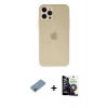 MARSİLYAN™- iPhone 12 Pro Max Kılıf Atlas Minimal Prime - Şeffaf Temperli Cam Ekran Koruyucu + Shine Kamera Lens Koruma Cam - GI