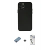 MARSİLYAN™- iPhone 12 Pro Max Kılıf Atlas Minimal Prime - Şeffaf Uv Polymer Nano Ekran Koruyucu + Shine Kamera Lens Koruma Cam - GI