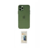 MARSİLYAN™- iPhone 12 Pro Max Kılıf Atlas Minimal Prime - Siyah 6D Mat Seramik Hayalet Nano Ekran Koruyucu