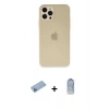 MARSİLYAN™- iPhone 12 Pro Max Kılıf Atlas Minimal Prime - Siyah Joko Magic 5D Cam + Shine Kamera Lens Koruma Cam - MI