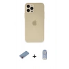 MARSİLYAN™- iPhone 12 Pro Max Kılıf Atlas Minimal Prime - Siyah Joko Magic 5D Cam + Shine Kamera Lens Koruma Cam - PE