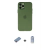 MARSİLYAN™- iPhone 12 Pro Max Kılıf Atlas Minimal Prime - Siyah Joko Magic 5D Cam + Shine Kamera Lens Koruma Cam - PE