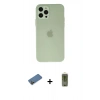 MARSİLYAN™- iPhone 12 Pro Max Kılıf Atlas Minimal Prime - Siyah Joko Magic 5D Hayalet Cam + Shine Kamera Lens Koruma Cam - GD