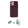 MARSİLYAN™- iPhone 12 Pro Max Kılıf Çekirdek Çizgi - Şeffaf Royal Nano Ekran Koruyucu + Shine Kamera Lens Koruma Cam - GD