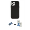 MARSİLYAN™- iPhone 12 Pro Max Kılıf Çekirdek Çizgi - Şeffaf Royal Nano Ekran Koruyucu + Shine Kamera Lens Koruma Cam - GD