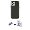 MARSİLYAN™- iPhone 12 Pro Max Kılıf Çekirdek Çizgi - Şeffaf Royal Nano Ekran Koruyucu + Shine Kamera Lens Koruma Cam - GD