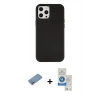 MARSİLYAN™- iPhone 12 Pro Max Kılıf Çekirdek Çizgi - Şeffaf Royal Nano Ekran Koruyucu + Shine Kamera Lens Koruma Cam - GS