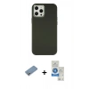 MARSİLYAN™- iPhone 12 Pro Max Kılıf Çekirdek Çizgi - Şeffaf Royal Nano Ekran Koruyucu + Shine Kamera Lens Koruma Cam - GS