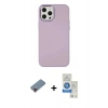 MARSİLYAN™- iPhone 12 Pro Max Kılıf Çekirdek Çizgi - Şeffaf Royal Nano Ekran Koruyucu + Metal Kamera Lens Koruma Cam - KI