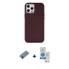 MARSİLYAN™- iPhone 12 Pro Max Kılıf Çekirdek Çizgi - Şeffaf Royal Nano Ekran Koruyucu + Metal Kamera Lens Koruma Cam - KI