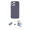MARSİLYAN™- iPhone 12 Pro Max Kılıf Çekirdek Çizgi - Şeffaf Royal Nano Ekran Koruyucu + Shine Kamera Lens Koruma Cam - PE