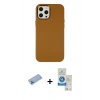 MARSİLYAN™- iPhone 12 Pro Max Kılıf Çekirdek Çizgi - Şeffaf Royal Nano Ekran Koruyucu + Shine Kamera Lens Koruma Cam - MI