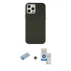 MARSİLYAN™- iPhone 12 Pro Max Kılıf Çekirdek Çizgi - Şeffaf Royal Nano Ekran Koruyucu + Shine Kamera Lens Koruma Cam - MI