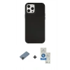 MARSİLYAN™- iPhone 12 Pro Max Kılıf Çekirdek Çizgi - Şeffaf Royal Nano Ekran Koruyucu + Shine Kamera Lens Koruma Cam - SH