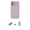 MARSİLYAN™- iPhone 12 Pro Max Kılıf Çekirdek Çizgi - Siyah Joko Magic 5D Cam + Shine Kamera Lens Koruma Cam - GI