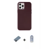 MARSİLYAN™- iPhone 12 Pro Max Kılıf Çekirdek Çizgi - Siyah Joko Magic 5D Cam + Shine Kamera Lens Koruma Cam - SH