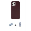MARSİLYAN™- iPhone 12 Pro Max Kılıf Çekirdek Çizgi - Siyah Joko Magic 5D Cam + Shine Kamera Lens Koruma Cam - MI