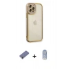 MARSİLYAN™- iPhone 12 Pro Max Kılıf Çekirdek Klasik Serisi - Siyah Joko Magic 5D Cam + Metal Kamera Lens Koruma Cam - GD