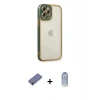 MARSİLYAN™- iPhone 12 Pro Max Kılıf Çekirdek Klasik Serisi - Siyah Joko Magic 5D Cam + Metal Kamera Lens Koruma Cam - GD