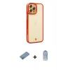 MARSİLYAN™- iPhone 12 Pro Max Kılıf Çekirdek Klasik Serisi - Siyah Joko Magic 5D Cam + Shine Kamera Lens Koruma Cam - GS