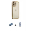 MARSİLYAN™- iPhone 12 Pro Max Kılıf Çekirdek Klasik Serisi - Siyah Joko Magic 5D Cam + Shine Kamera Lens Koruma Cam - GD