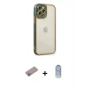 MARSİLYAN™- iPhone 12 Pro Max Kılıf Çekirdek Klasik Serisi - Siyah Joko Magic 5D Cam + Shine Kamera Lens Koruma Cam - SABE