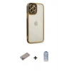 MARSİLYAN™- iPhone 12 Pro Max Kılıf Çekirdek Klasik Serisi - Siyah Joko Magic 5D Cam + Shine Kamera Lens Koruma Cam - SABE