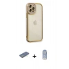 MARSİLYAN™- iPhone 12 Pro Max Kılıf Çekirdek Klasik Serisi - Siyah Joko Magic 5D Cam + Renkli Kamera Lens Koruma Cam - YL